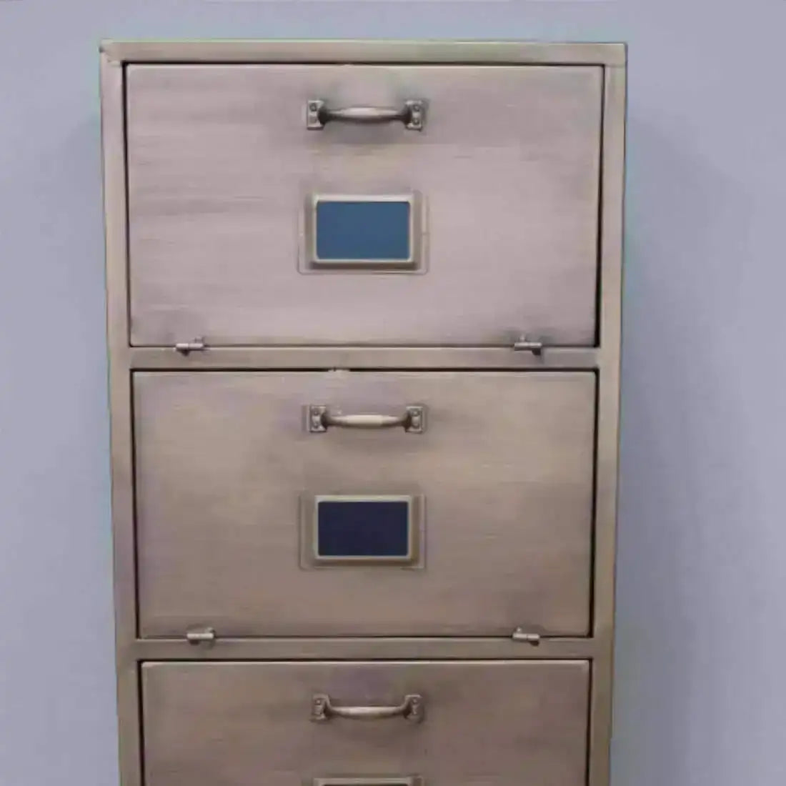Tall Industrial Inspired Metal Cabinet - The Farthing