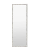 Tall Marbled White & Grey Rectangular Leaner Mirror - The Farthing