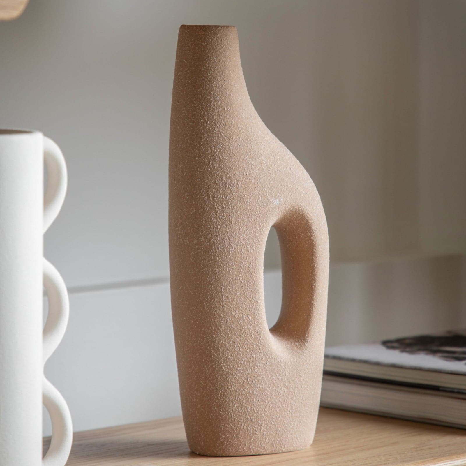 Textured Soft Shaped Vase - The Farthing