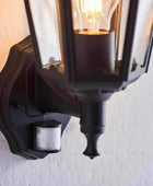Traditional Exterior Mounted Wall Light with PIR - The Farthing