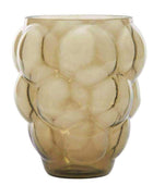 Large Transparent Green Bubble Vase - The Farthing