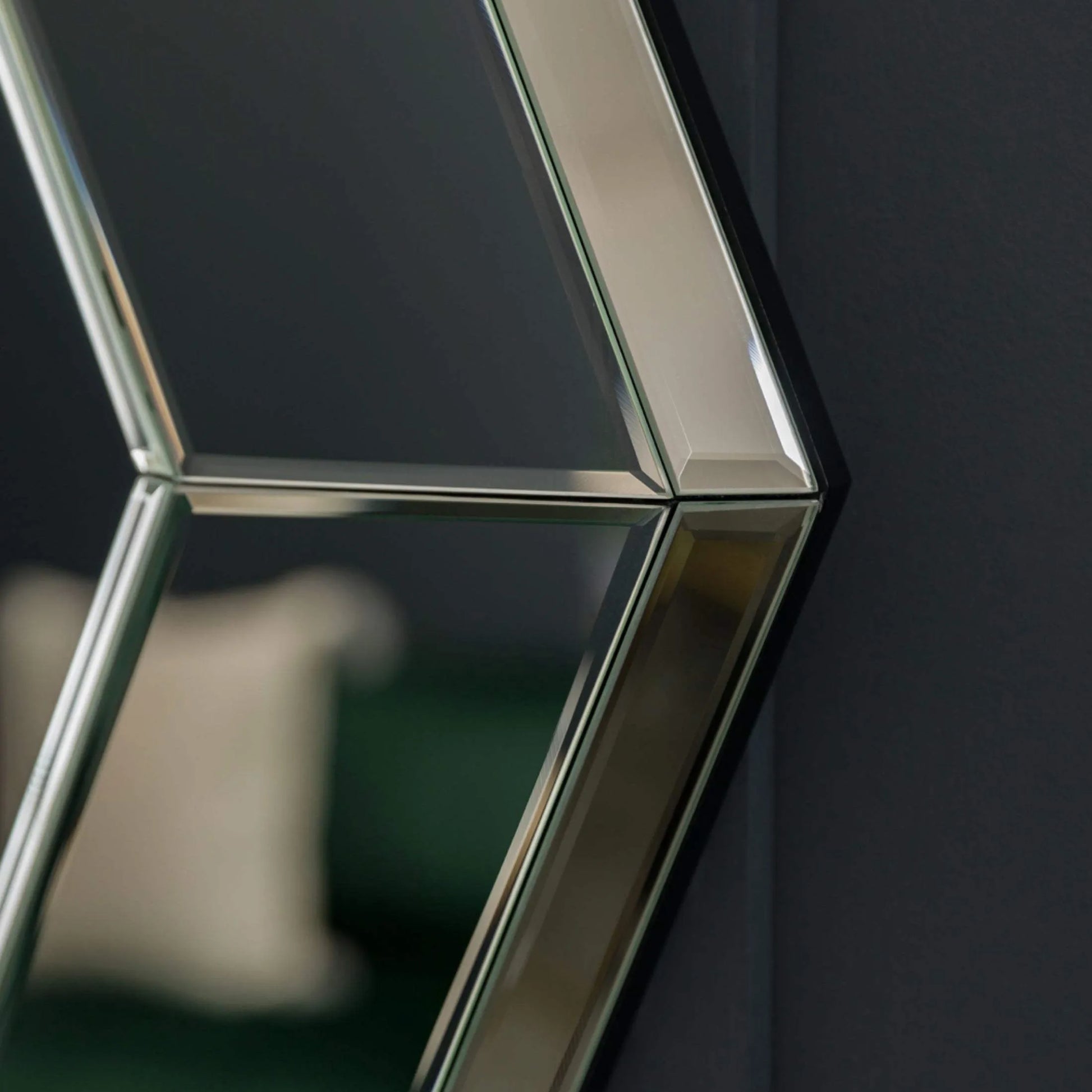Venetian Glass Octagon Wall Mirror - The Farthing
