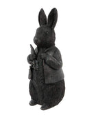 Verdigris Finish Rabbit Garden Ornament - The Farthing