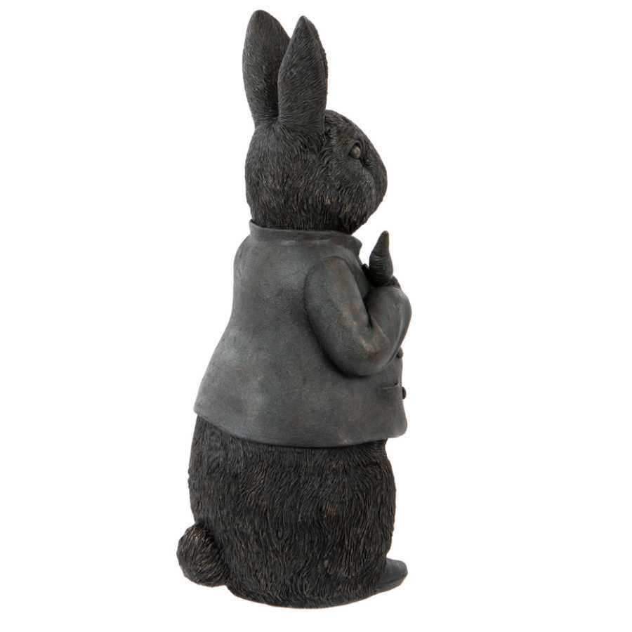 Verdigris Finish Rabbit Garden Ornament - The Farthing