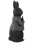 Verdigris Finish Rabbit Garden Ornament - The Farthing