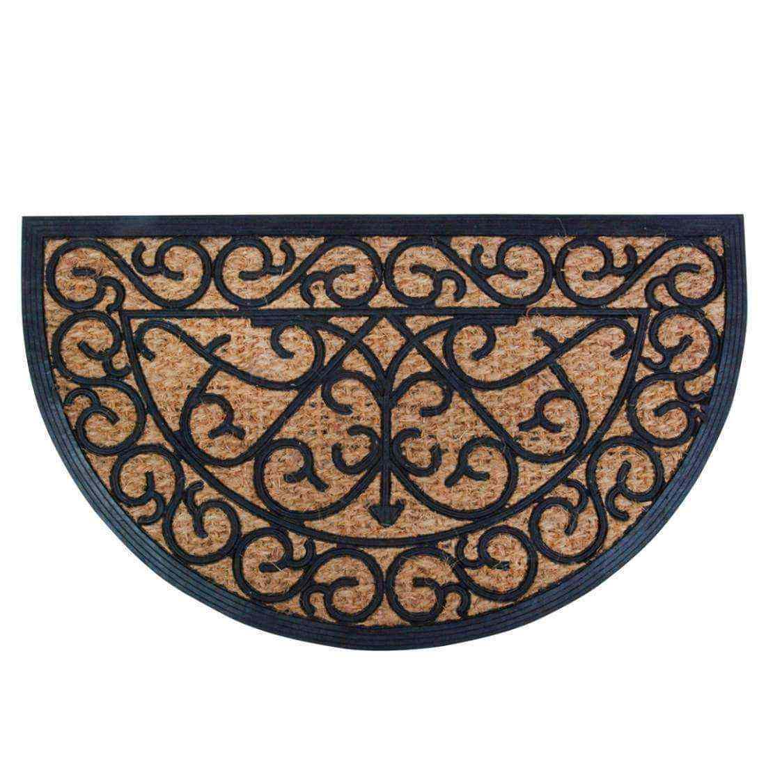 Victorian Styled Rubber & Coir Doormat - The Farthing