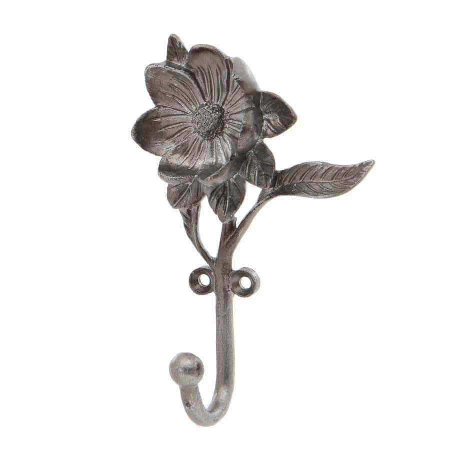 Vintage Inspired Metal Flower Hook - The Farthing