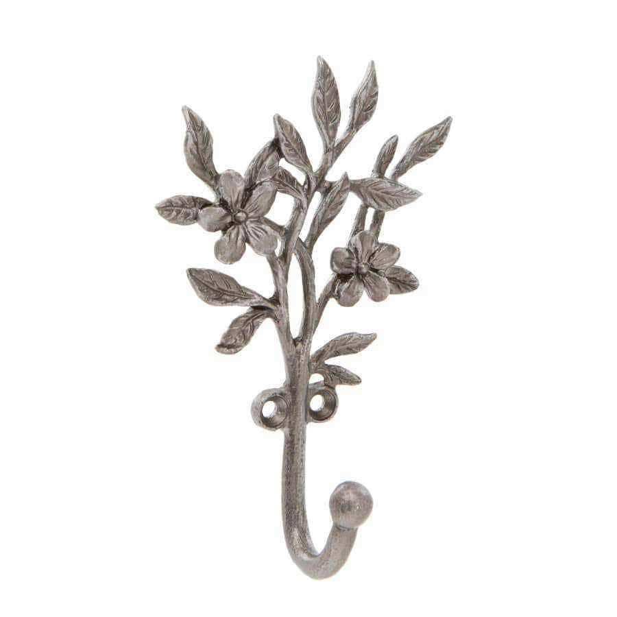 Vintage Inspired Metal Flowers Hook - The Farthing