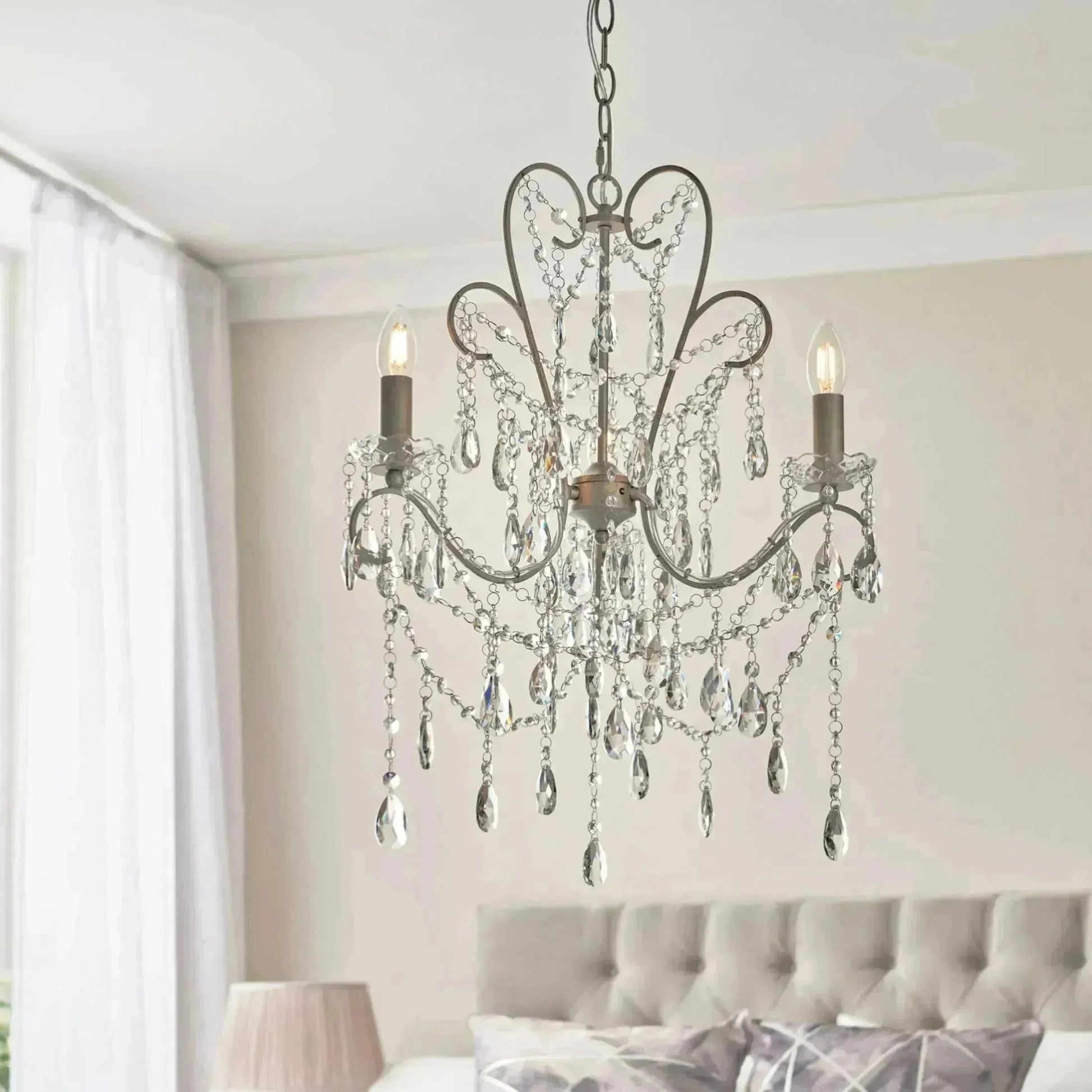 Vintage Inspired Pendant Chandelier - The Farthing