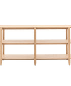 Visby Oak Open Display Wide Shelving Unit - The Farthing