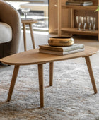 Visby Oak Oval Coffee Table - The Farthing