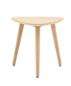 Visby Oak Triangular Side Table - The Farthing