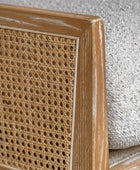 Weathered Ash Rattan Armchair - The Farthing