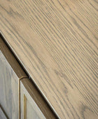 Weathered Oak Panel 2 Door Media Unit - The Farthing