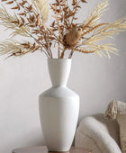 White Modern Urn Shaped Vase - The Farthing