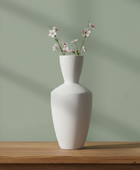 White Urn Shaped Vase
