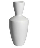 White Modern Urn Shaped Vase - The Farthing