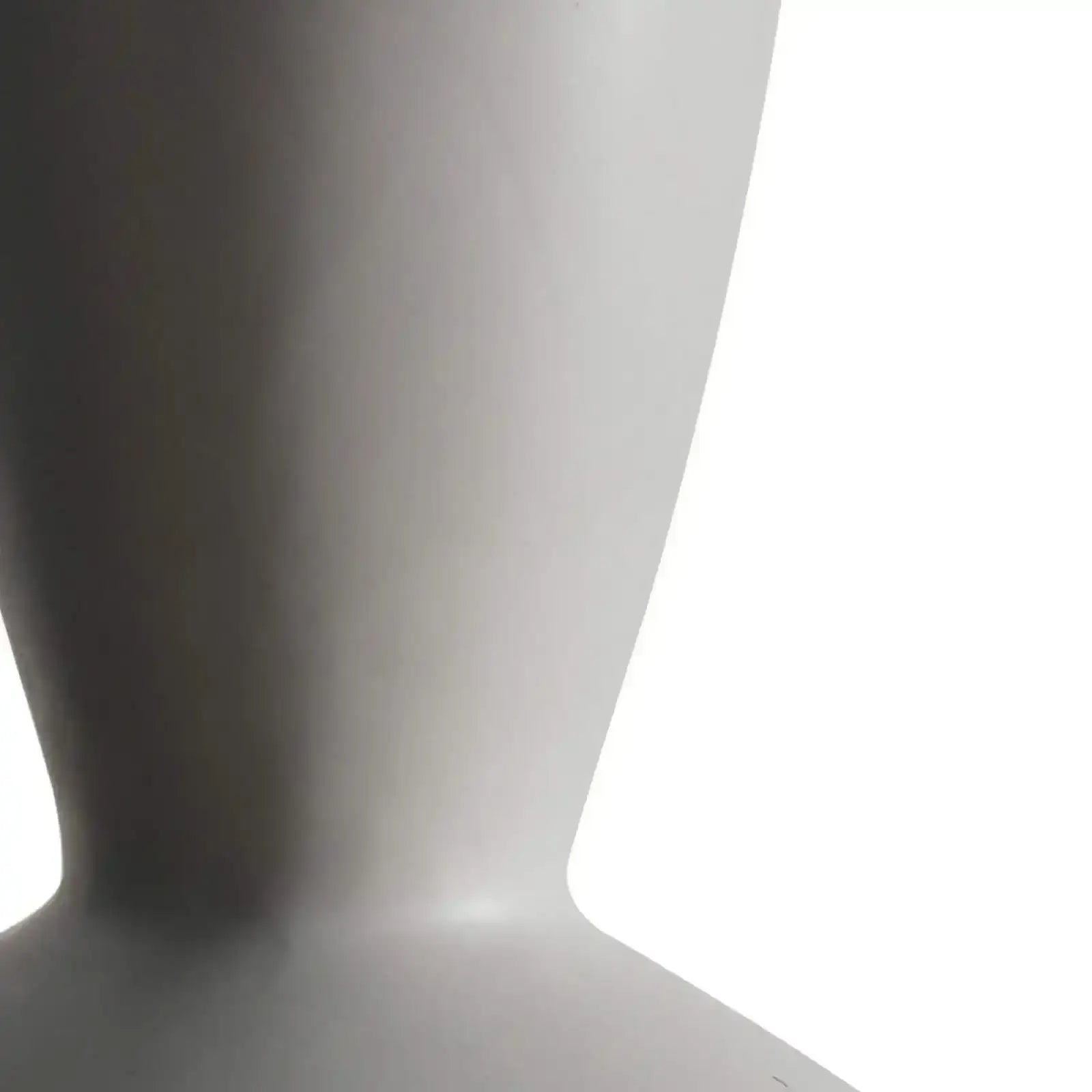White Modern Urn Shaped Vase