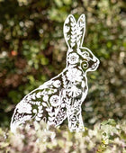 White Rabbit Garden Silhouette - The Farthing