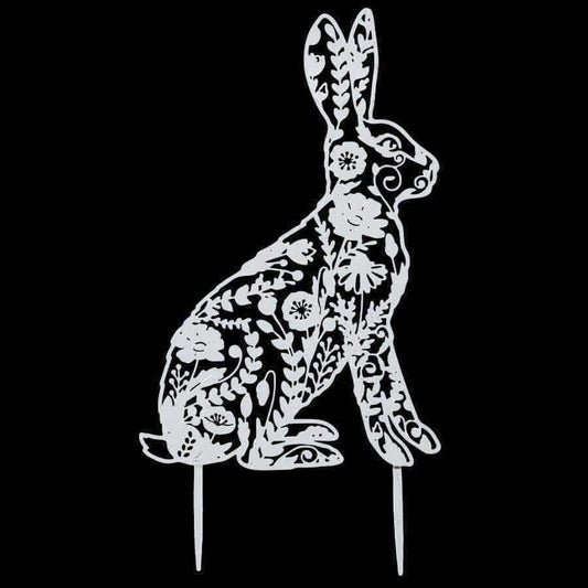 White Rabbit Garden Silhouette - The Farthing