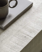 Whitewash Chunky Rustic Mango Wood Coffee Table - The Farthing