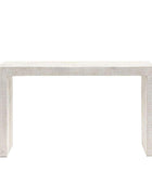 Whitewashed Rustic Chunky Mango Wood Console Table - The Farthing