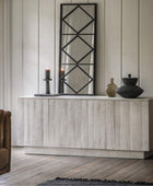 Whitewashed Rustic Chunky Mango Wood Sideboard - The Farthing