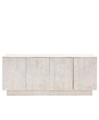 Whitewashed Rustic Chunky Mango Wood Sideboard - The Farthing