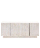 Whitewashed Rustic Chunky Mango Wood Sideboard - The Farthing