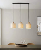 Wood and Shade 3 Pendant Light - The Farthing