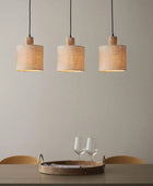 Wood and Shade 3 Pendant Light - The Farthing