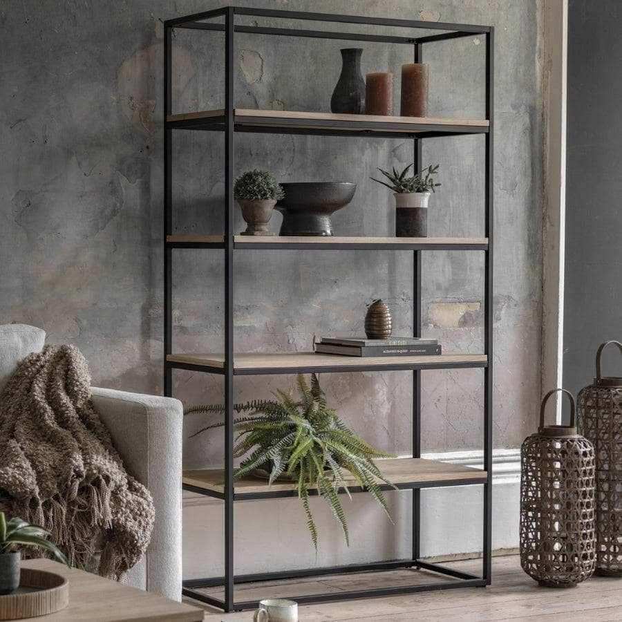 Wood Topped Thames Shelf Unit - The Farthing