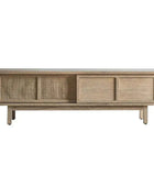 Wooden and Webbed 2 Door Media Unit - The Farthing