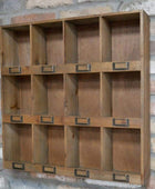 Wooden Cubby Hole Storage Unit - The Farthing