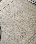 Wooden Parquet Styled 2 Drawer Dressing Table - The Farthing