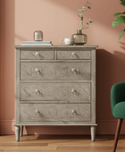 Geometric Parquet Chest Of Drawers