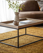 Wooden Tray Topped Mid-Century inspired Coffee Table - The Farthing