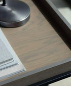 Wooden Tray Topped Mid-Century inspired Side Table - The Farthing
