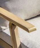 Woven Rope Wooden Outdoor Lounge Set - The Farthing