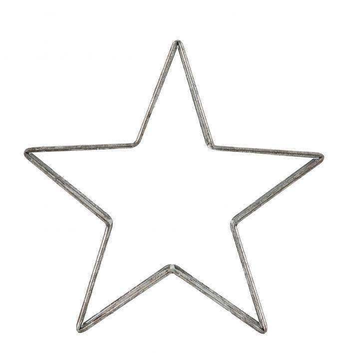 3D Metal Star Silver Ornament - The Farthing