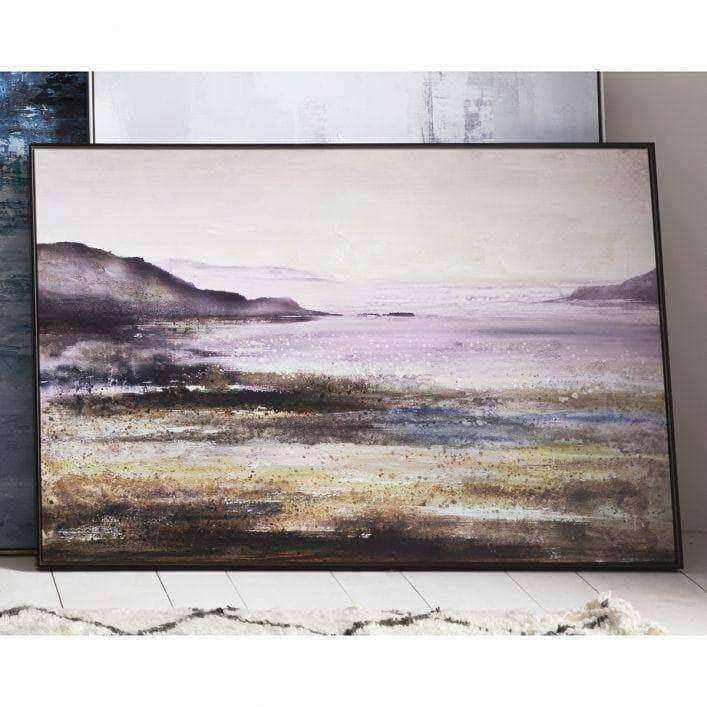 Abstract Coastal Wall Canvas - The Farthing