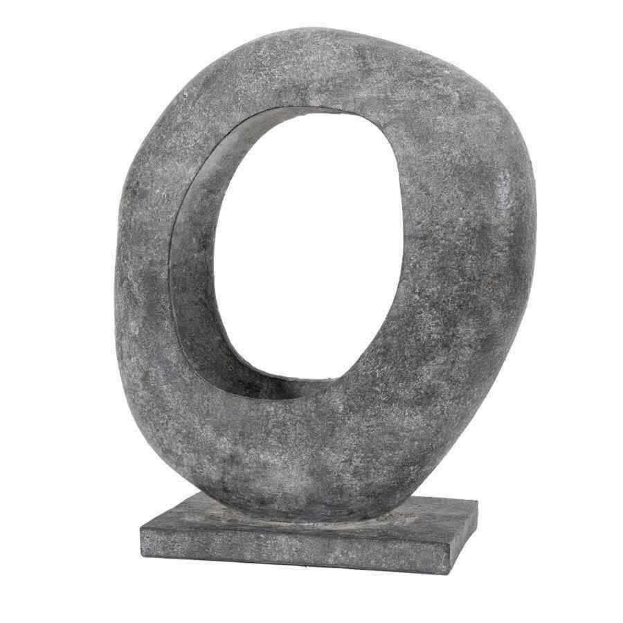 Abstract Faux Stone Sculpture Ornament - The Farthing