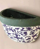 Aged Ceramic Wall Planter - The Farthing