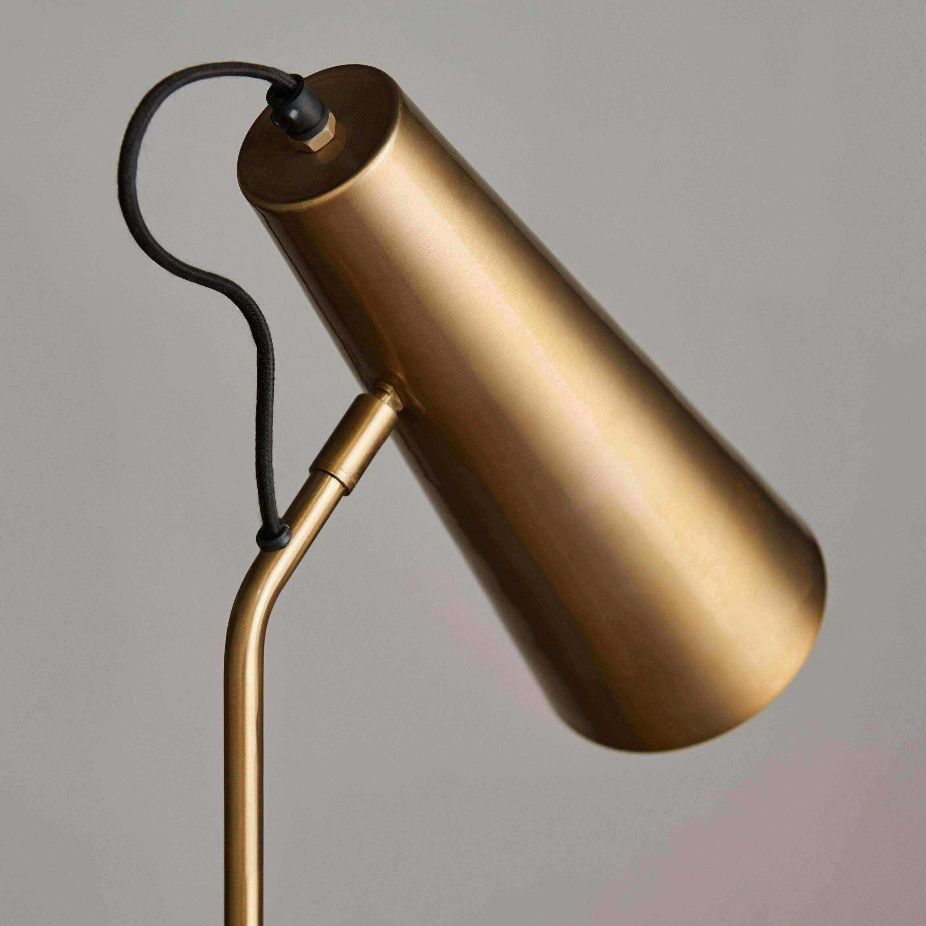 Antique Brass Funnel Desk Lamp - The Farthing
