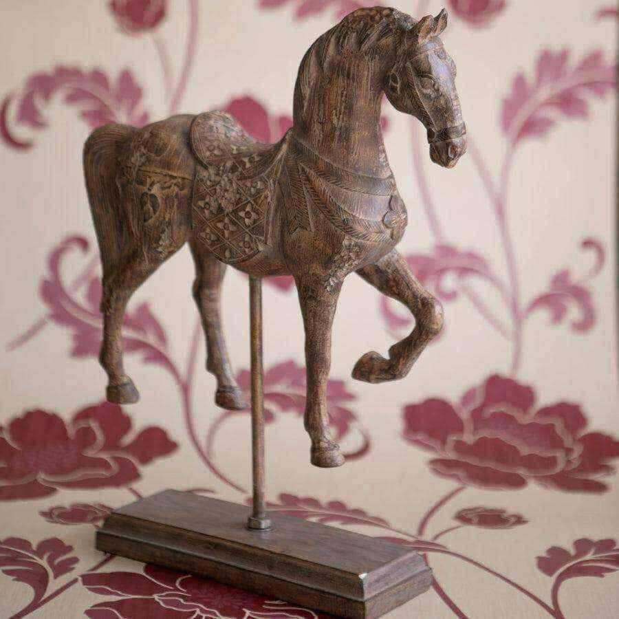 Antique Inspired Dancing Horse Ornament - The Farthing