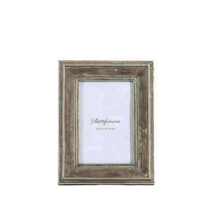 Antique Style Pewter Coloured Photo Frame - The Farthing
