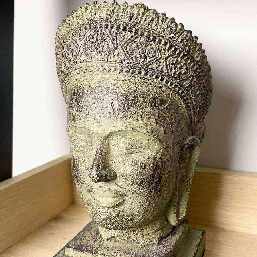 Antiqued Buddha Head - The Farthing