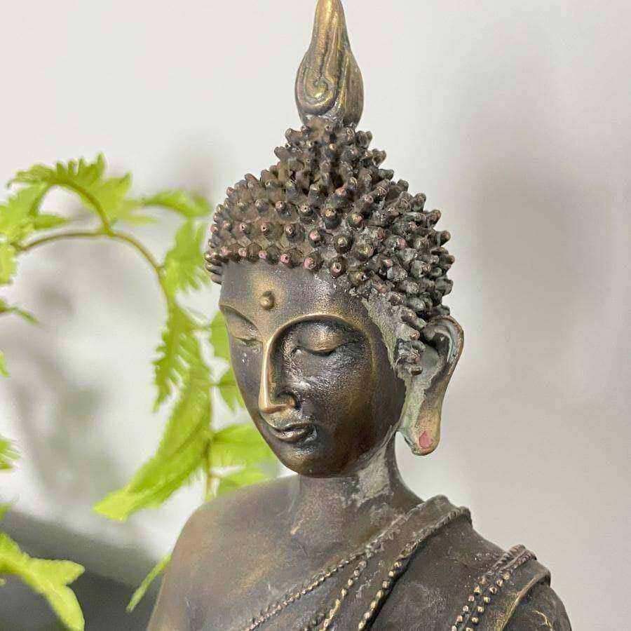 Antiqued Buddha Ornament - The Farthing