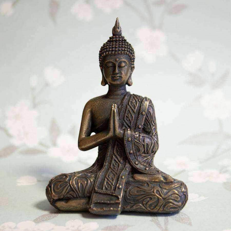 Antiqued Meditating Buddha Ornament - The Farthing