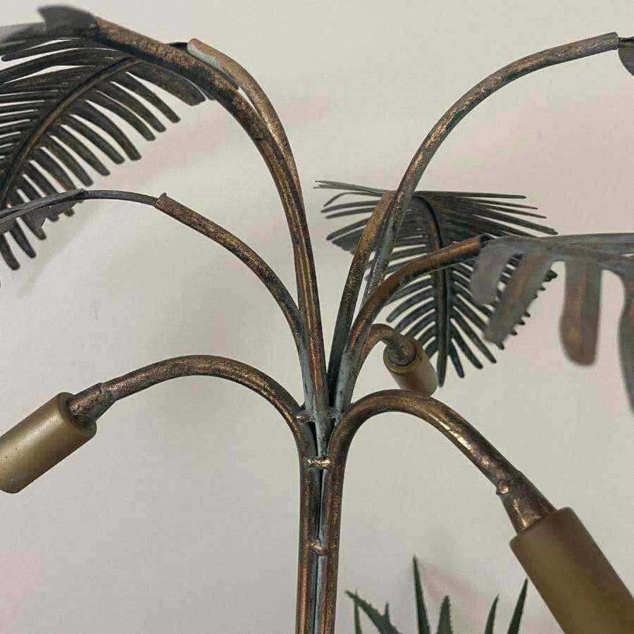 Antiqued Metal Palm - The Farthing